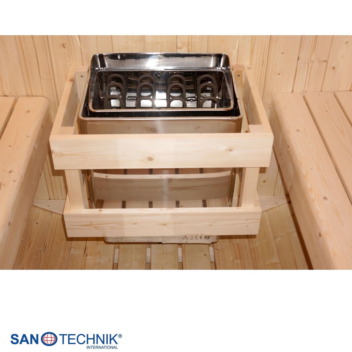 SUDOVÁ SAUNA  - barvy smrku, Konvenční, dřevo/sklo (189/180/191,5cm) - Sanotechnik