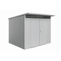 GERÄTEHAUS 260/218/260 cm  - Silberfarben, Design, Metall (260/218/260cm) - Biohort
