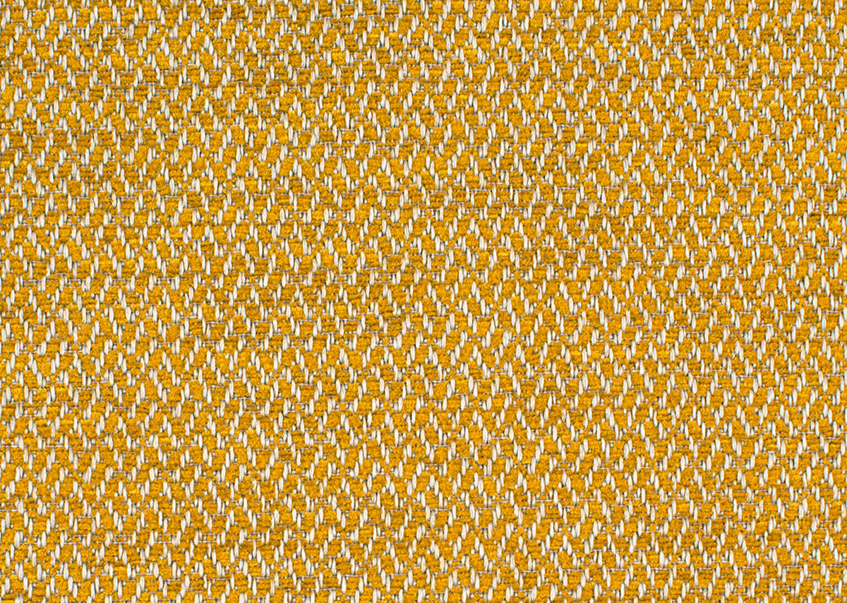 SCHWINGSTUHL  in Stahl Chenille  - Gelb/Schwarz, Design, Textil/Metall (47/93/58cm) - Dieter Knoll