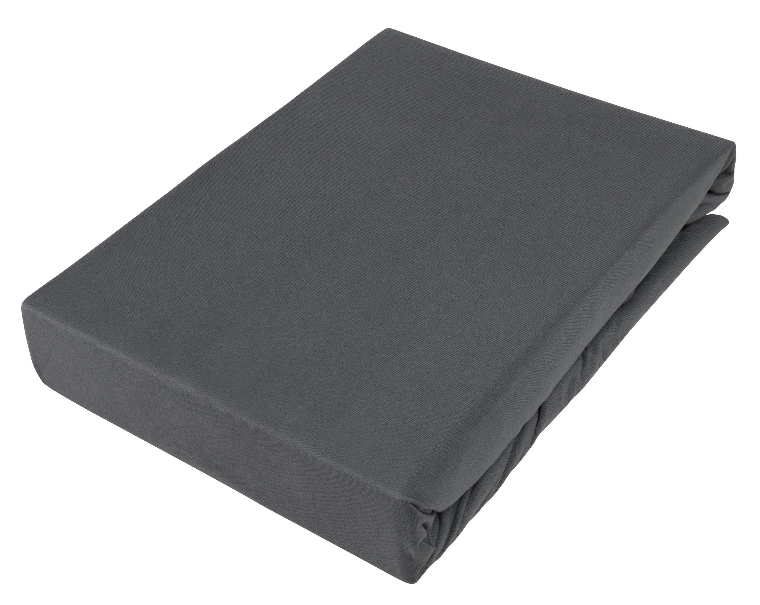 CEARȘAF CU ELASTIC BOXSPRING 140/220 cm  - antracit, Konventionell, textil (140/220cm) - Novel
