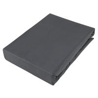 CEARȘAF CU ELASTIC BOXSPRING 90/220 cm  - antracit, Konventionell, textil (90/220cm) - Novel