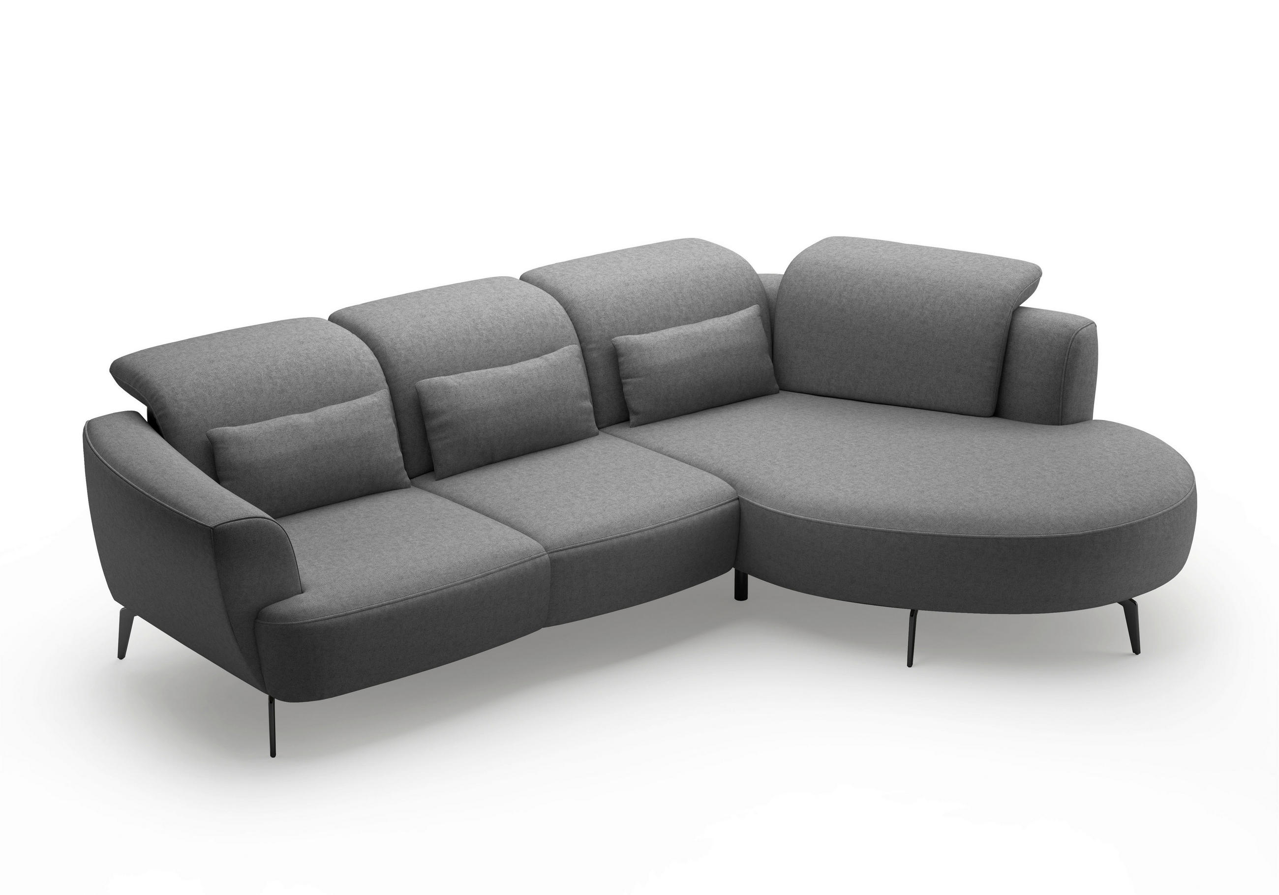 ZIERKISSEN  60/30 cm   - Dunkelgrau, Konventionell, Textil (60/30cm) - Sit & More