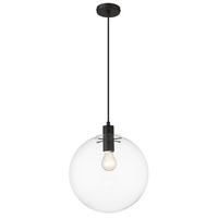 ZÁVĚSNÉ SVÍTIDLO, 30/155 cm  - černá, Konvenční, sklo (30/155cm)