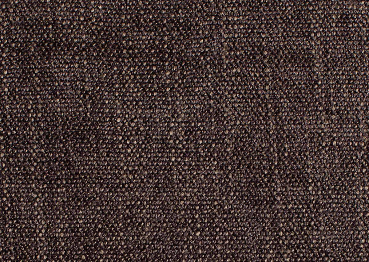 ECKSOFA in Flachgewebe Braun  - Schwarz/Braun, Design, Textil/Metall (177/253cm) - Dieter Knoll
