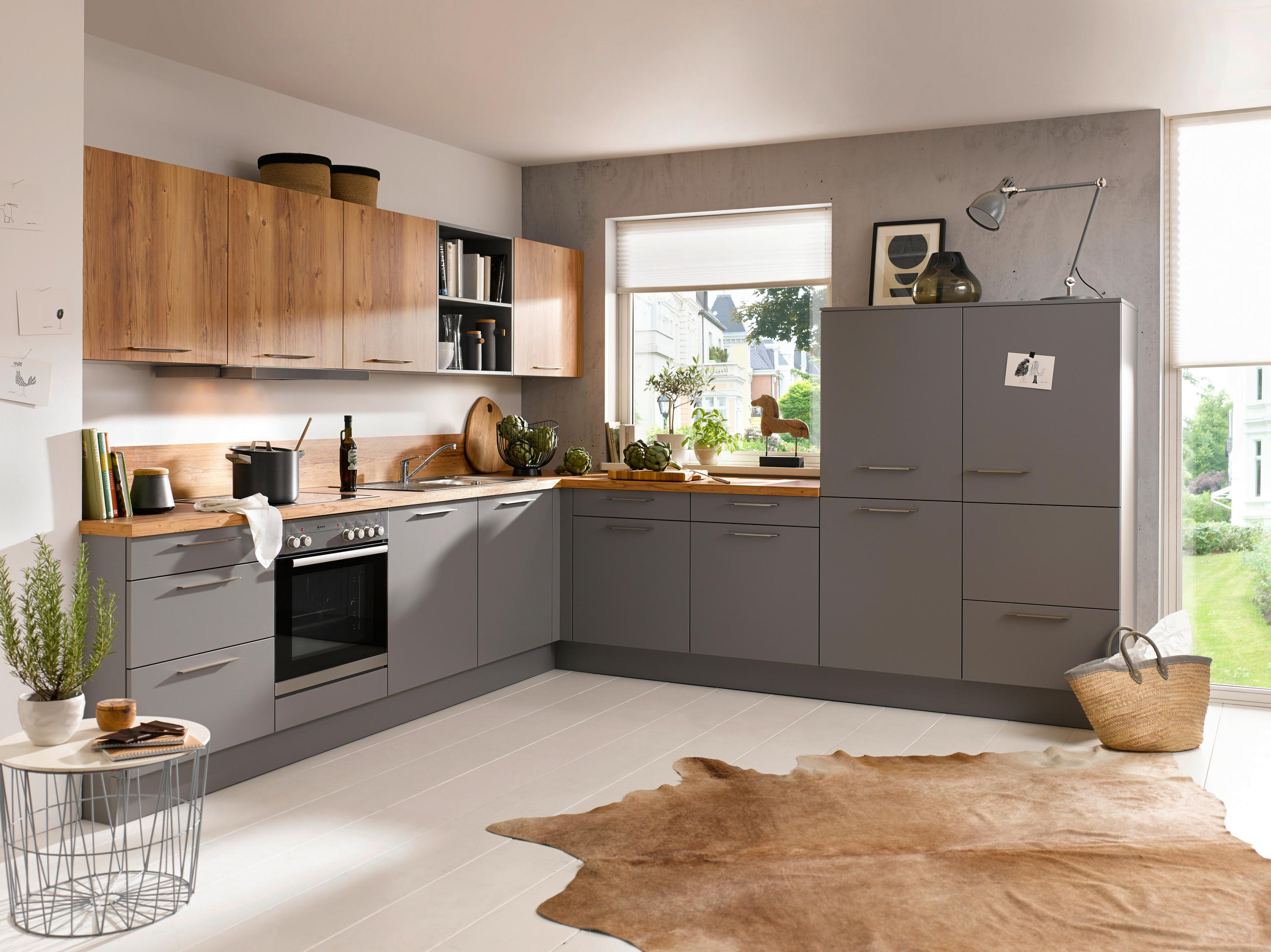 EINBAUKÜCHE   - Design, Holzwerkstoff - Novel