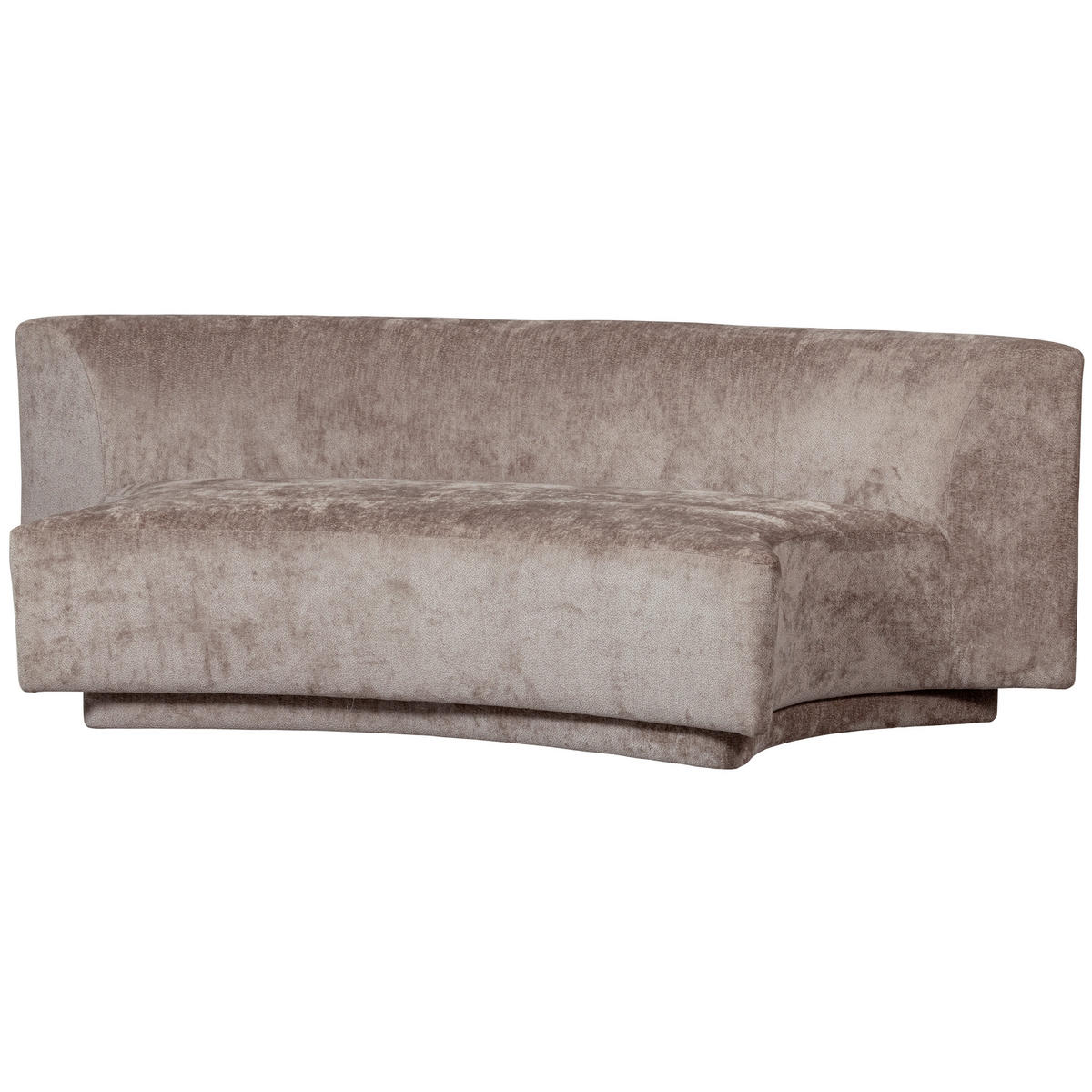 2-SITZER-SOFA Popular Chenille Taupe  - Taupe, Design, Textil (215/72/97cm) - Livetastic