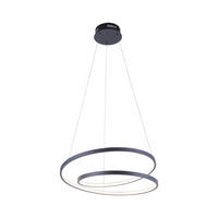 LED-HÄNGELEUCHTE 60/60/100 cm  - Schwarz, Design, Kunststoff/Metall (60/60/100cm) - Paul Neuhaus