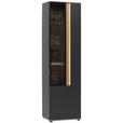 VITRINE Anthrazit  60,6/213,1/42 cm  - Anthrazit, Design, Glas/Holzwerkstoff (60,6/213,1/42cm) - Dieter Knoll
