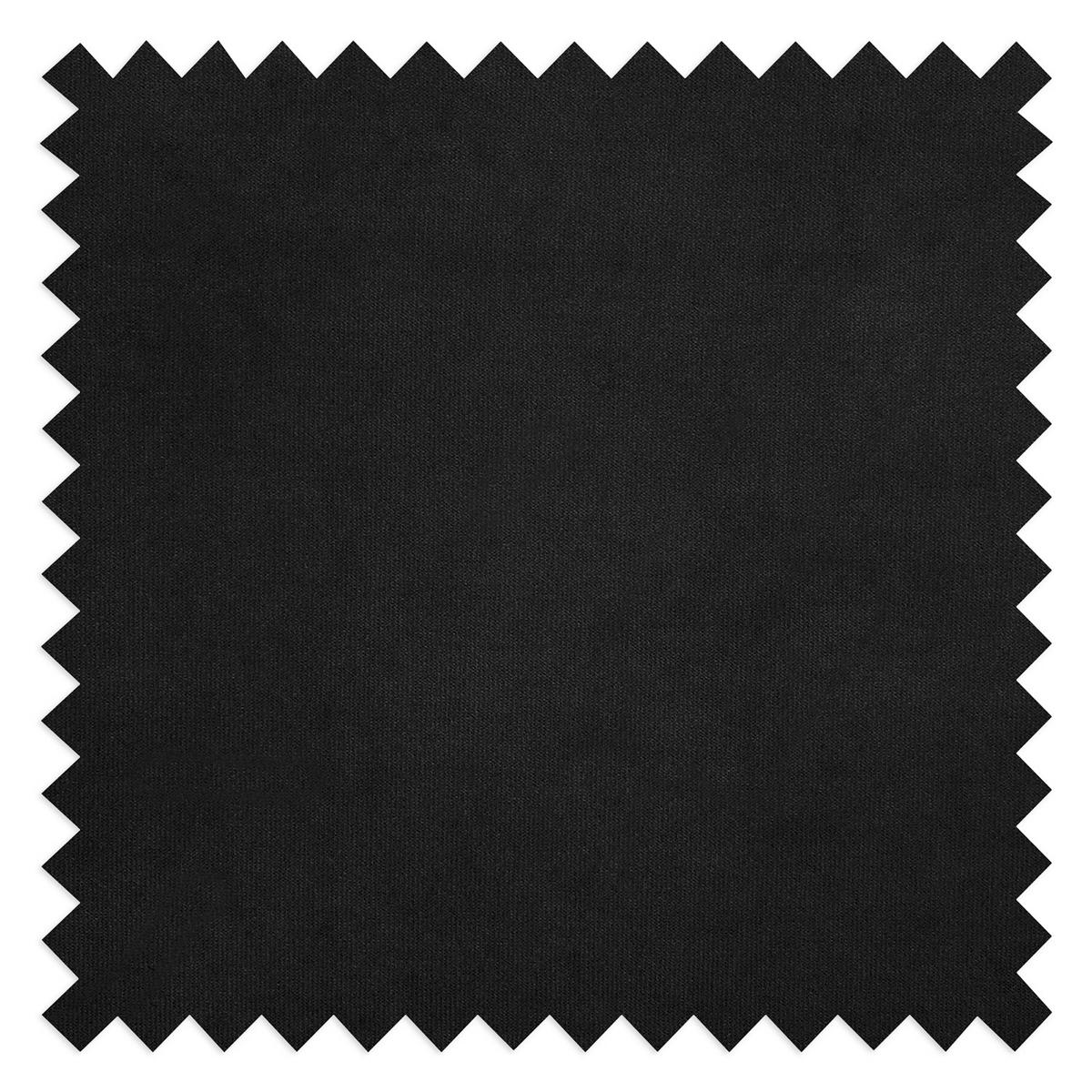 OHRENSESSEL Samt Schwarz  - Schwarz/Naturfarben, Design, Holz/Textil (84/105/90cm) - P & B