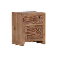 KOMMODE  in 50/60/43 cm  - Naturfarben, Design, Holz (50/60/43cm) - Carryhome