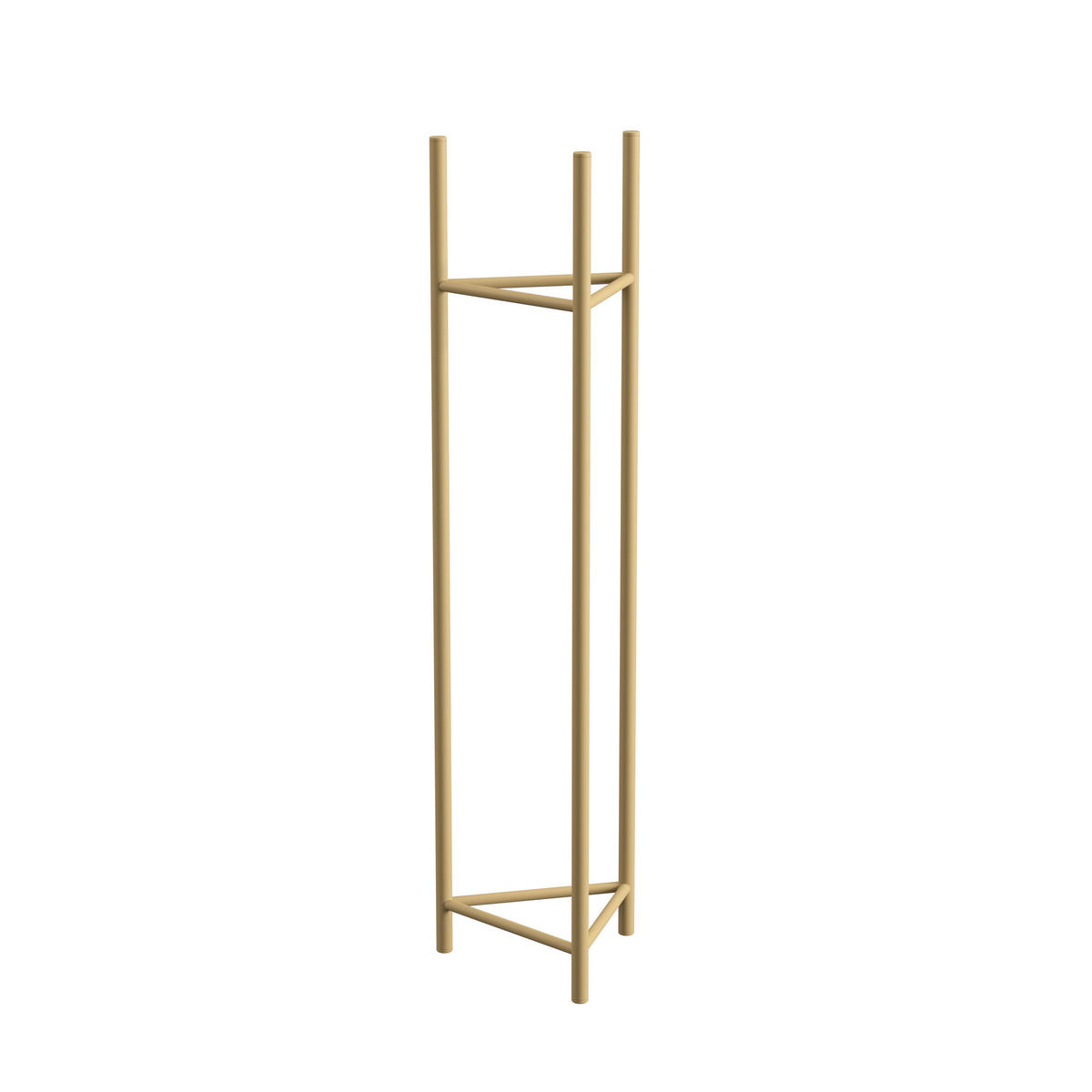 BLUMENSTÄNDER in Metall  - Goldfarben, Basics, Metall (23/90/23cm)