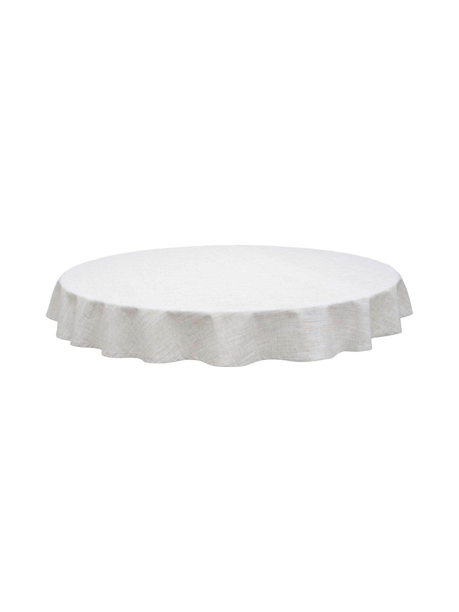 TISCHDECKE Sabina Textil Flachgewebe Beige 200/200 cm  - Beige, Basics, Textil (200/200cm)