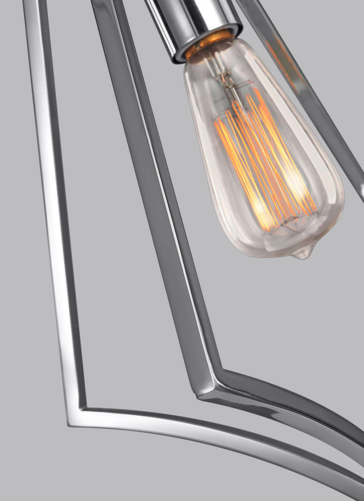 HÄNGELEUCHTE Elstead Nico 48.9/90.8  cm   - Chromfarben, KONVENTIONELL, Metall (48.9/90.8 cm) - Elstead Lighting