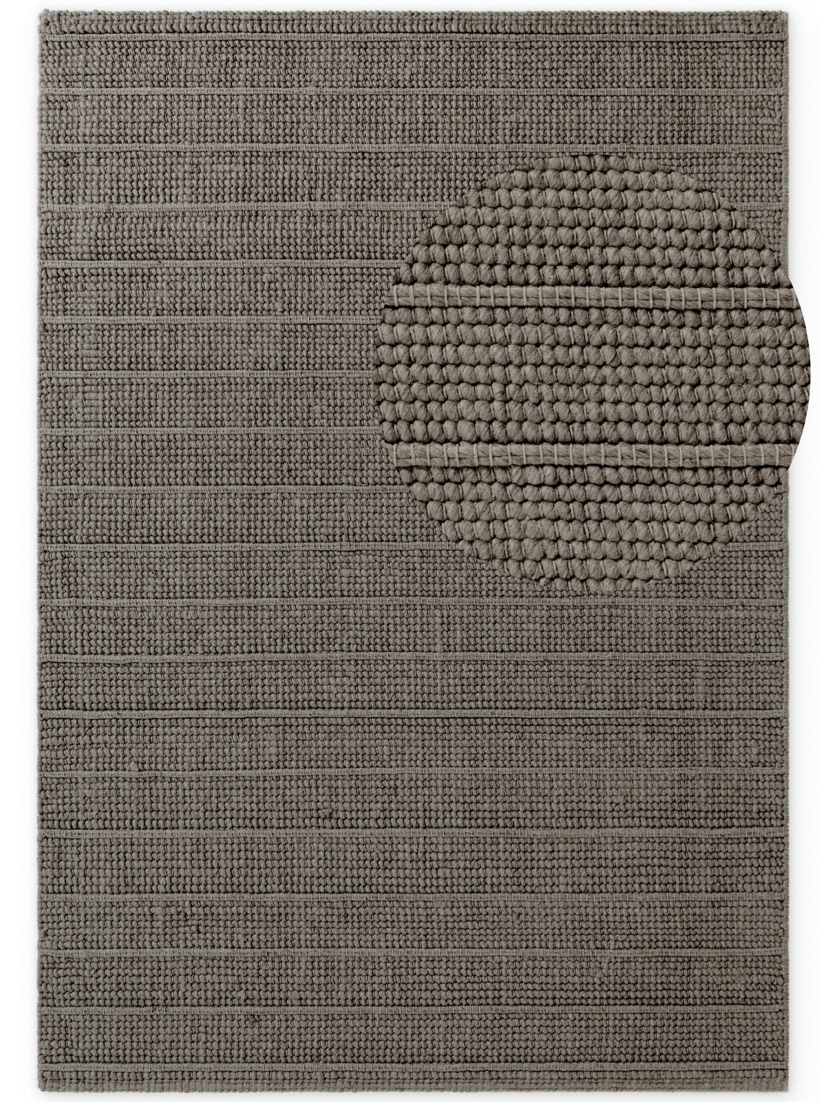 WOLLTEPPICH 120/170 cm Camden Grau rechteckig  - Grau, KONVENTIONELL, Textil (120/170cm) - Ted Baker