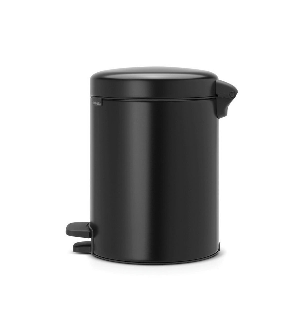 ABFALLEIMER 5 l  Metall  - Schwarz, Basics, Kunststoff/Metall (20.5/29.1/27.2cm) - Brabantia