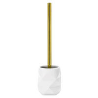 WC KEFE-SZETT műanyag  műanyag   - aranyszínű/fehér, Basics, műanyag (10,6/10,6/39cm) - Kleine Wolke