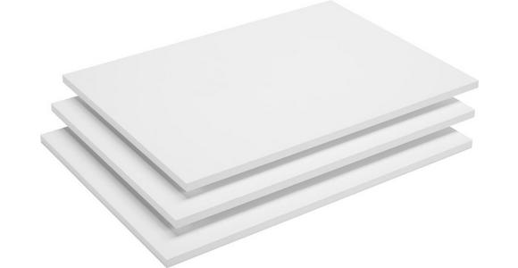 EINLEGEBODENSET 42/1,6/55 cm   - Weiß, Design, Holzwerkstoff (42/1,6/55cm) - Xora