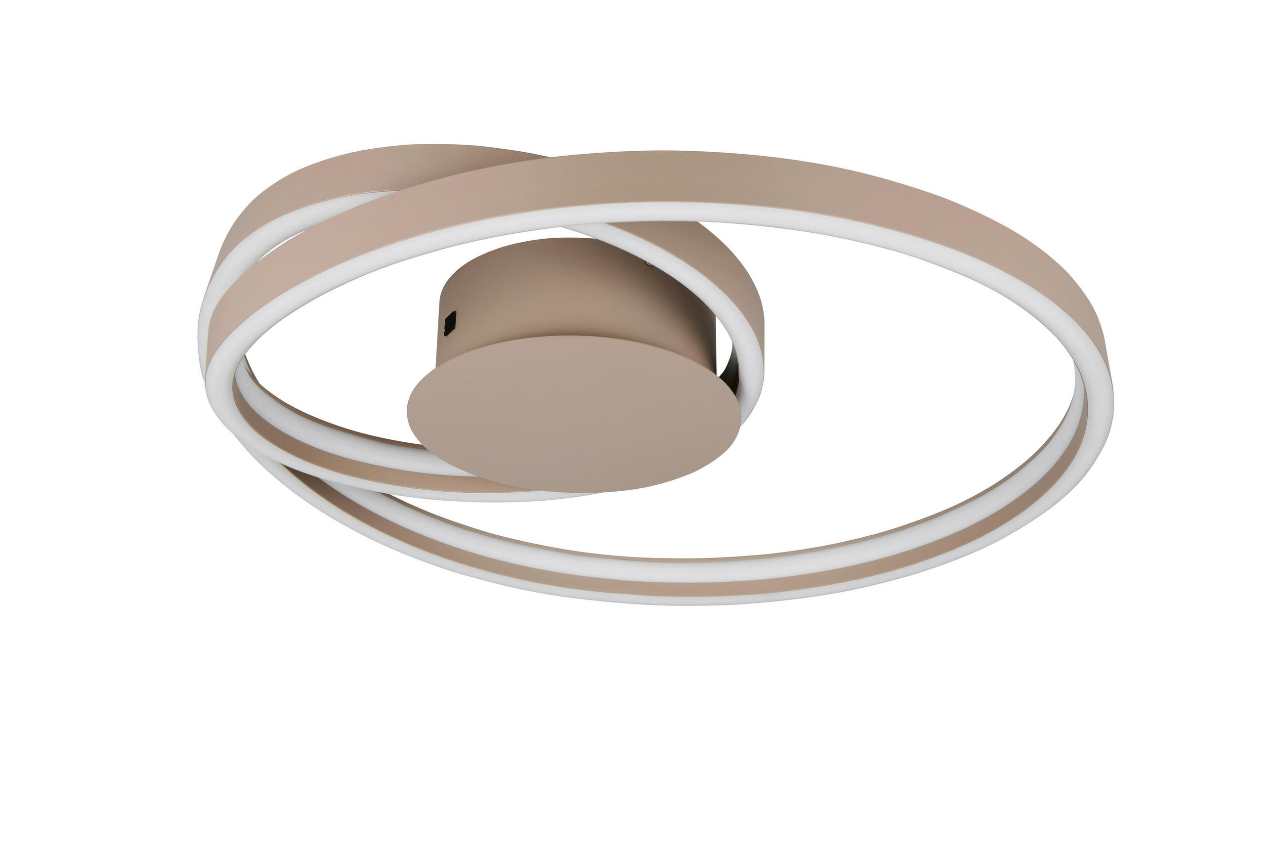 Cinque Led-Deckenleuchte Ciola Weiß, Taupe 15 cm