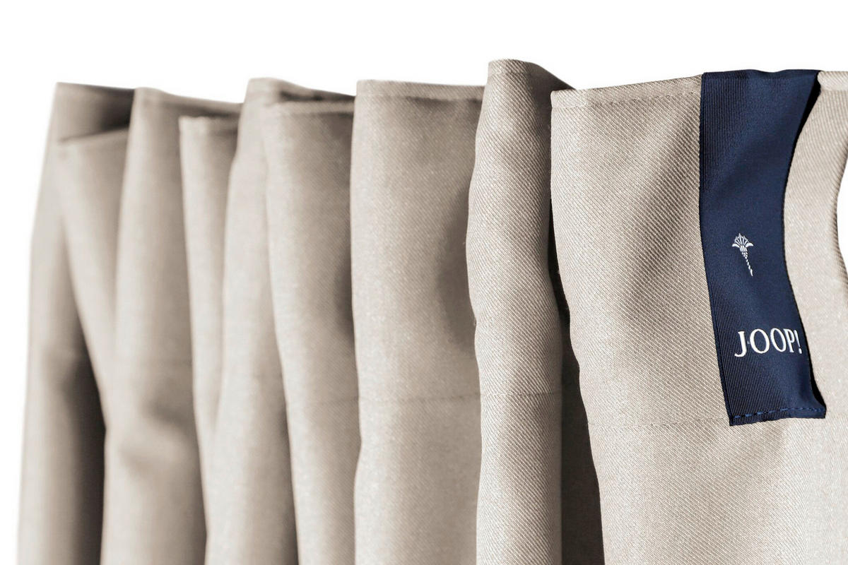 FERTIGVORHANG  blickdicht   130/250 cm  - Beige/Naturfarben, Basics, Textil (130/250cm) - Joop!