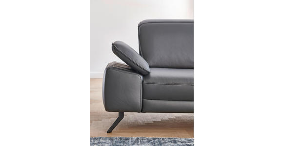 ECKSOFA  in Echtleder Hellbraun  193/328 cm  - Hellbraun/Schwarz, Design, Leder/Metall (193/328cm) - Dieter Knoll