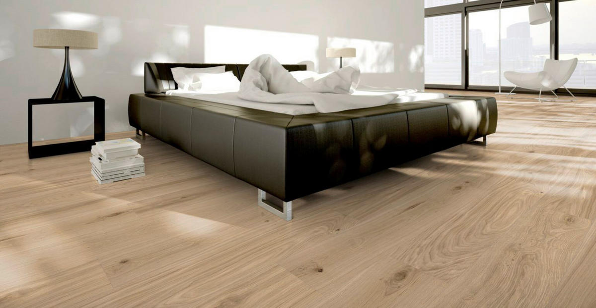 KORKBODEN KORK ECOPRINT EICHE BLOND 1164X194X8,5mm  per  m² - Cognac, Basics, Naturmaterialien/Holz (116,4/19,4/0,85cm)