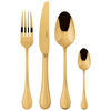 BESTECKSET  24-teilig  - Goldfarben, Basics, Metall - Sambonet