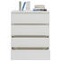 KOMMODE 80/103/48 cm - Alufarben/Weiß, Design, Holzwerkstoff (80/103/48cm) - Carryhome KOMMODE 80/103/48 cm - Alufarben/Weiß, Design, Holzwerkstoff (80/103/48cm) - Carryhome