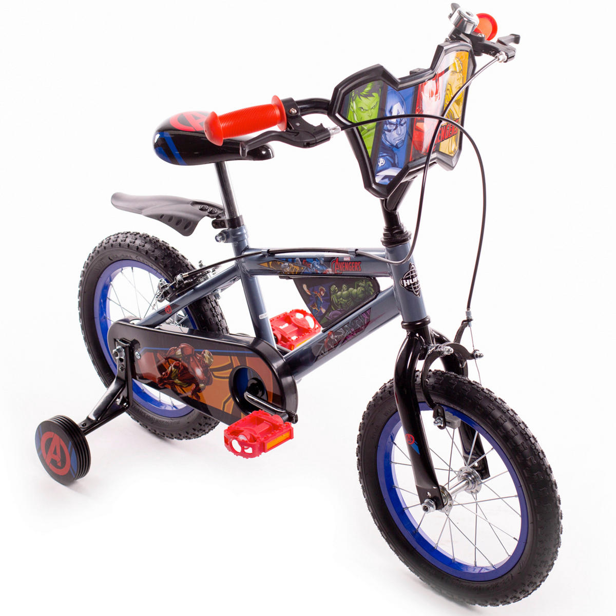 KINDERFAHRRAD 14 Zoll  - Grau, Basics, Metall (53,3/96,5/73,7cm)