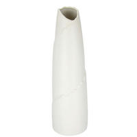 VASE  - Weiß, Basics, Keramik (14/49/14cm)