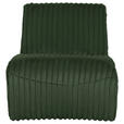 SESSEL in Cord Dunkelgrün  - Dunkelgrün/Schwarz, KONVENTIONELL, Kunststoff/Textil (68/72/89cm) - Carryhome