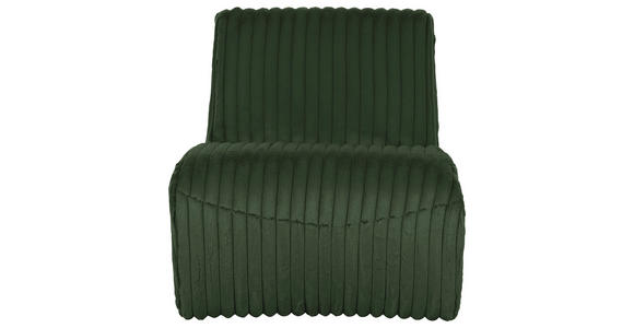 SESSEL in Cord Dunkelgrün  - Dunkelgrün/Schwarz, KONVENTIONELL, Kunststoff/Textil (68/72/89cm) - Carryhome