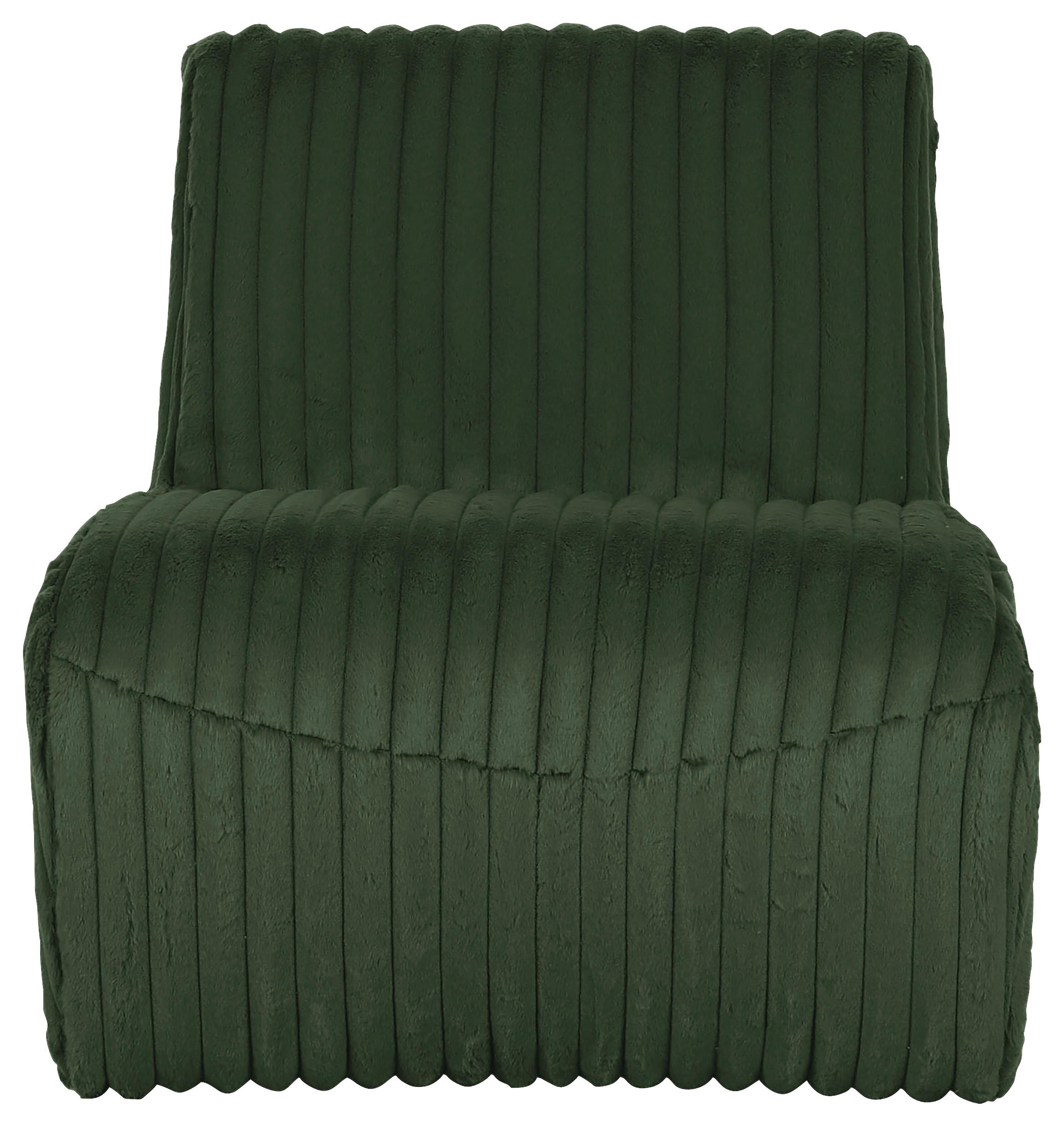 SESSEL in Cord Dunkelgrün  - Dunkelgrün/Schwarz, KONVENTIONELL, Kunststoff/Textil (68/72/89cm) - Carryhome