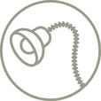 LED-WANDLEUCHTE Algol 11/11/35 cm  - Bronzefarben, KONVENTIONELL, Kunststoff/Metall (11/11/35cm) - Novel
