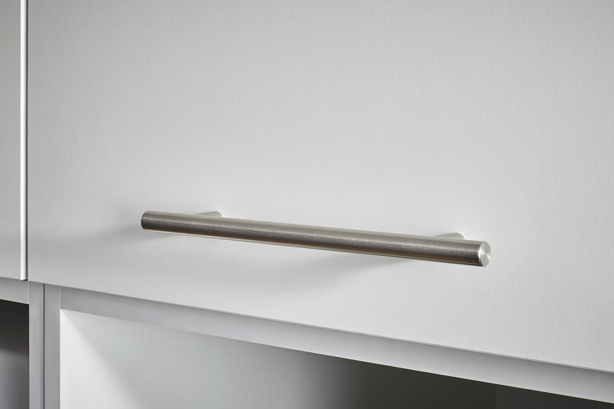 WASCHMASCHINENSCHRANK 67,5/200/67,5 cm  in Weiß  - Silberfarben/Weiß, Design, Holzwerkstoff/Metall (67,5/200/67,5cm)