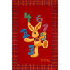 KINDERTEPPICH 110/170 cm Felix der Hase  - Rot, Trend, Naturmaterialien/Textil (110/170cm)