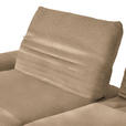 ECKSOFA  in Teddystoff Braun  170-195/280 cm  - Schwarz/Braun, Design, Textil/Metall (170-195/280cm) - Dieter Knoll