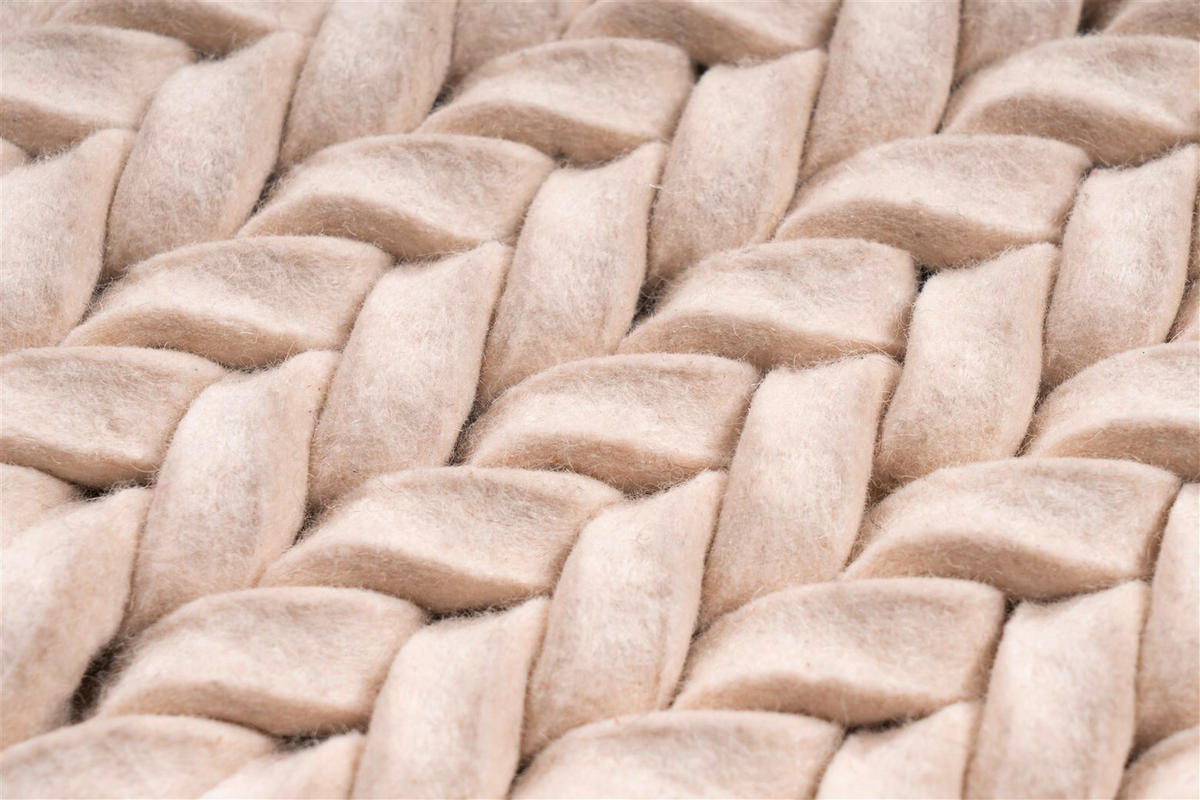 FLACHWEBETEPPICH 160/230 cm Robbie 125 Creme Creme  - Creme, KONVENTIONELL, Textil (160/230cm)