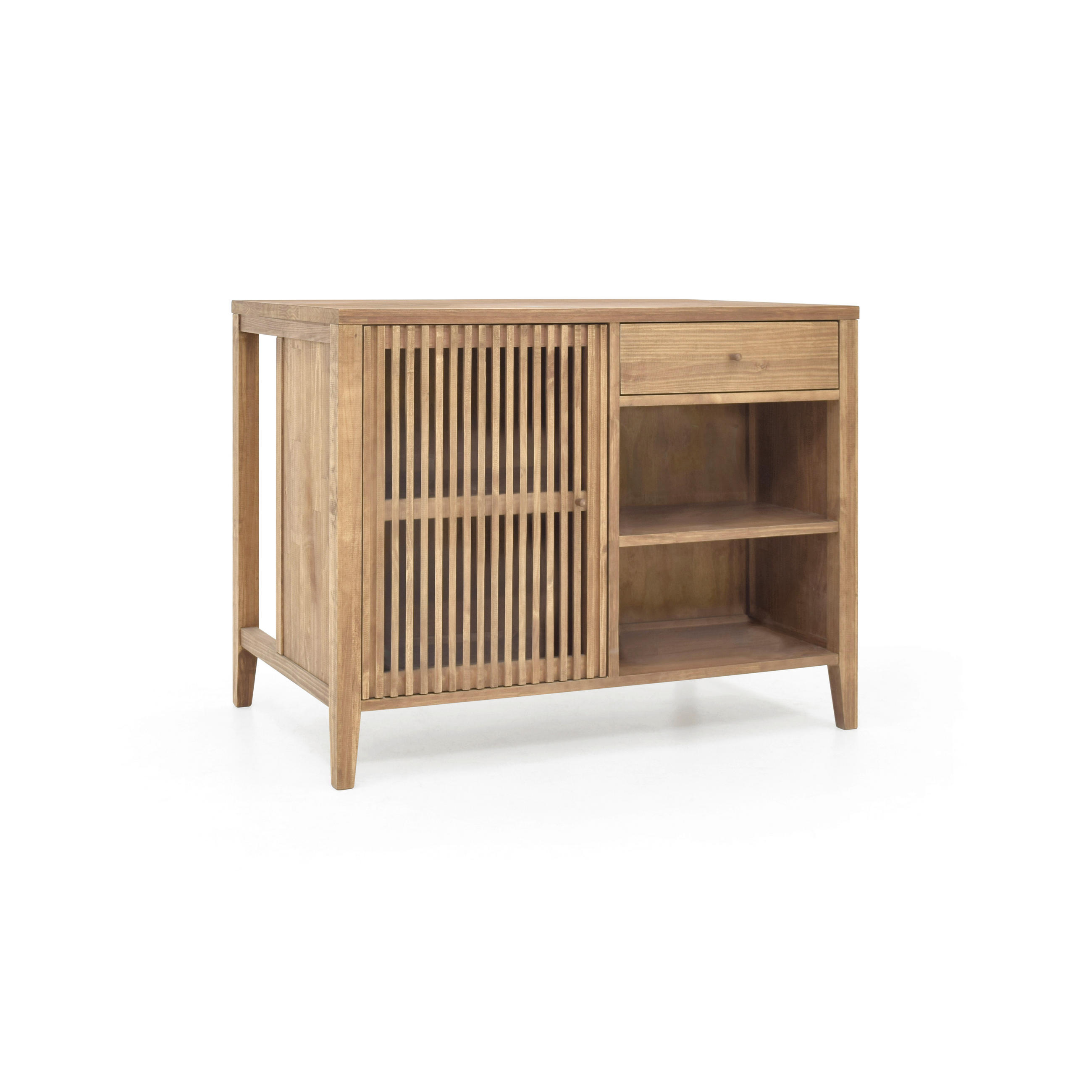 KÜCHENINSEL   in Eichefarben  - Eichefarben, Natur, Holz (123/95/75cm) - Livetastic