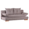 BÄDDSOFFA i flatväv ljusbrun  - bokfärgad/ljusbrun, Design, trä/textil (200/75/92cm) - Livetastic