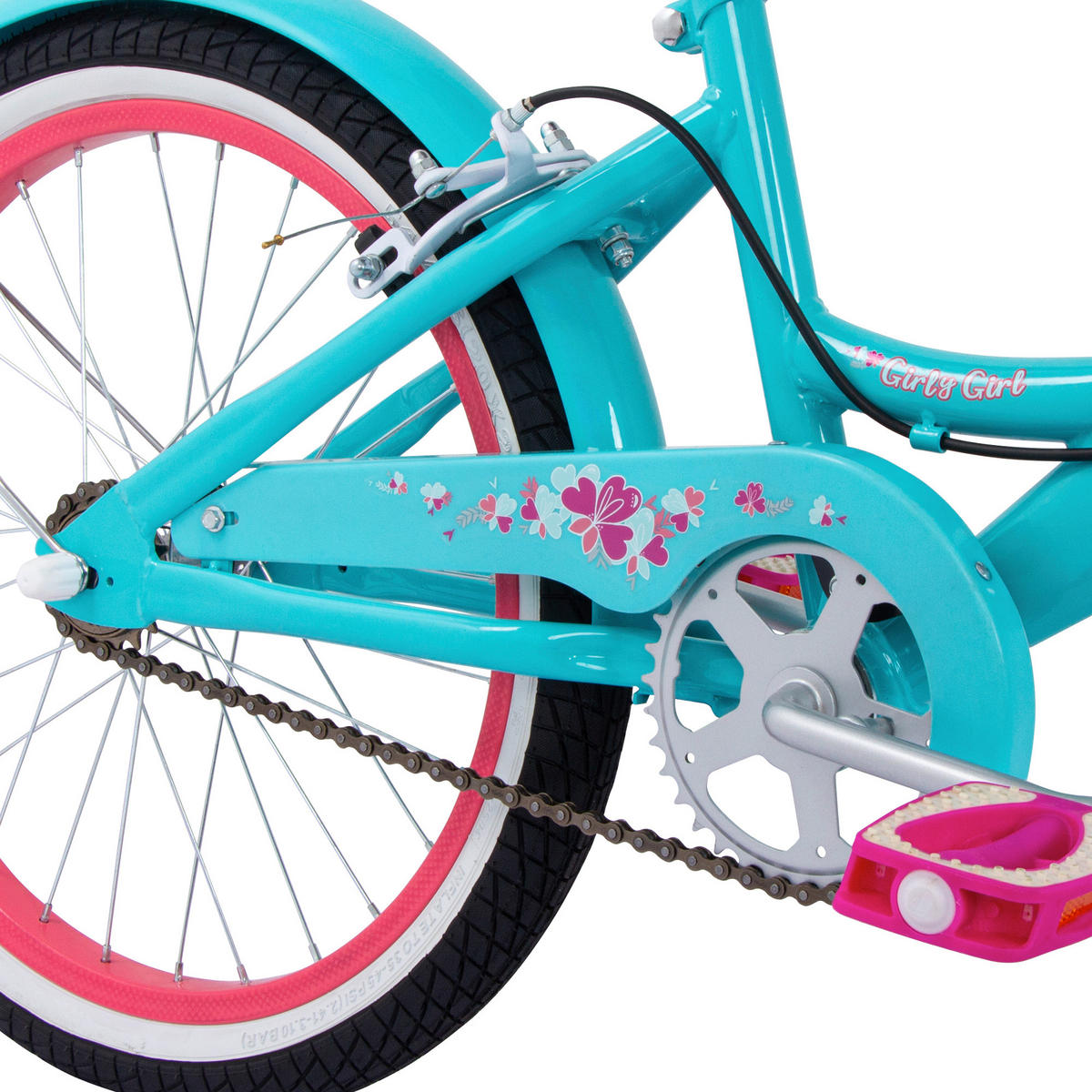 KINDERFAHRRAD 20 Zoll  - Hellblau, Basics, Metall (66/96.5/140.5cm)