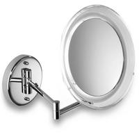 SCHMINKSPIEGEL 26/38/23 cm  - Chromfarben, Basics, Glas/Kunststoff (26/38/23cm) - Sadena