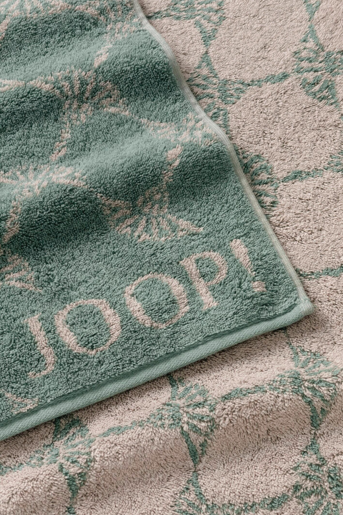 HANDTUCHSET JOOP! CLASSIC Olivgrün 2-teilig  - Olivgrün, Basics, Textil (100/50cm) - Joop! Living