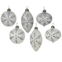 CHRISTBAUMKUGEL 8 cm  - Grau, Basics, Glas (8cm)