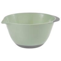 MISA NA MIEŠANIE, plast, 24/13,5 cm  - sivá/mätovozelená, Basics, plast (24/13,5cm) - Homeware Profession.