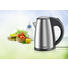 Reisewasserkocher - Edelstahlfarben/Schwarz, Basics, Kunststoff/Metall (17/18/12cm) - Reer