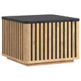 COUCHTISCH in Holz 50/50/35 cm  - Schwarz/Akaziefarben, LIFESTYLE, Holz (50/50/35cm) - Landscape