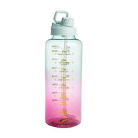 VATTENFLASKA Paris Hilton  - ljusrosa, Basics, plast (1,8l) - Paris Hilton