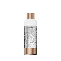 WASSERSPRUDLER-FLASCHE Premium  - Roségold, Basics, Kunststoff/Metall (8.5/26.7cm) - mysoda