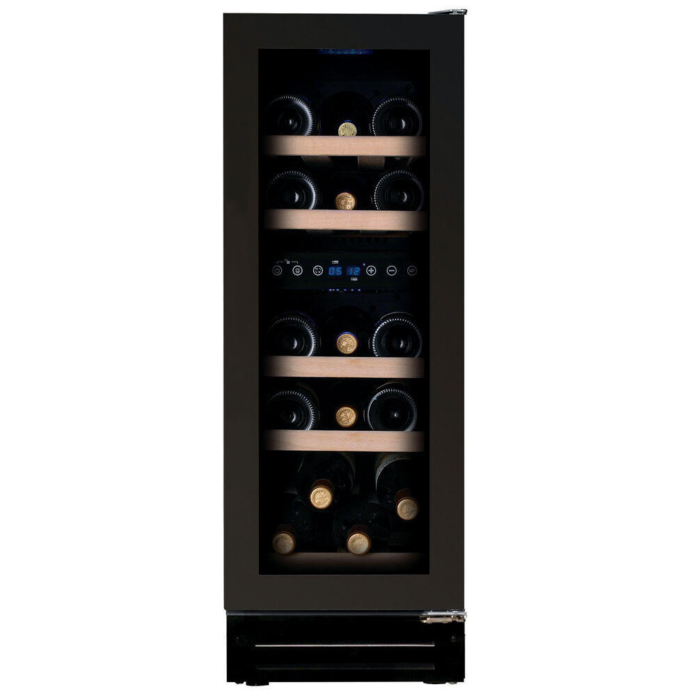 WEINKÜHLSCHRANK DAUF-17.58DBH  - Schwarz, Basics, Glas/Holz (29,5/82/57cm)