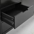 SIDEBOARD  in 180/79/40 cm  - Anthrazit/Schwarz, Design, Holzwerkstoff/Metall (180/79/40cm) - Novel